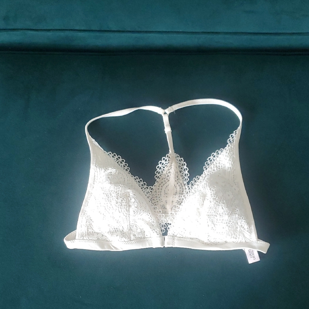 Victoria's Secret Lace Bralette - White